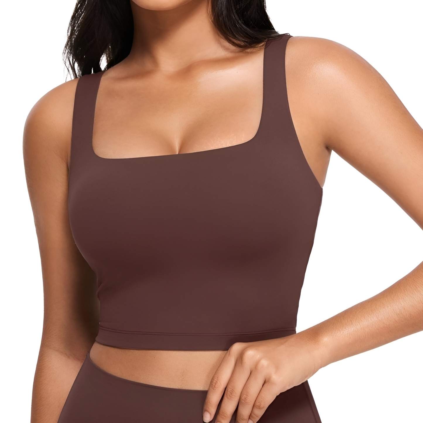 Comfortable Square Neck Sports Bra