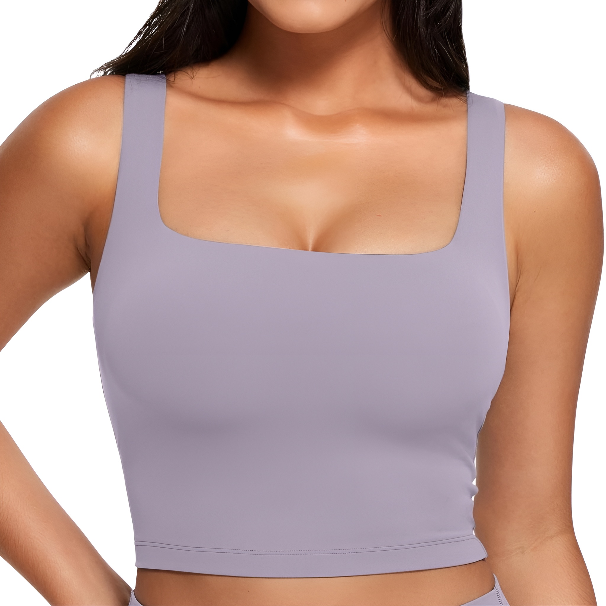 Comfortable Square Neck Sports Bra