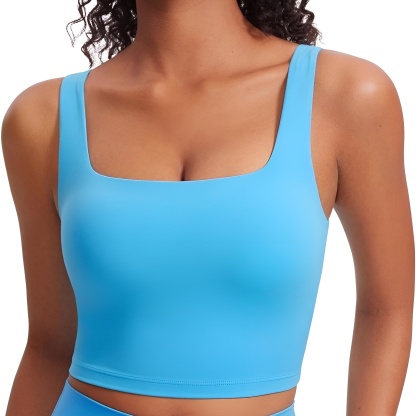 Comfortable Square Neck Sports Bra