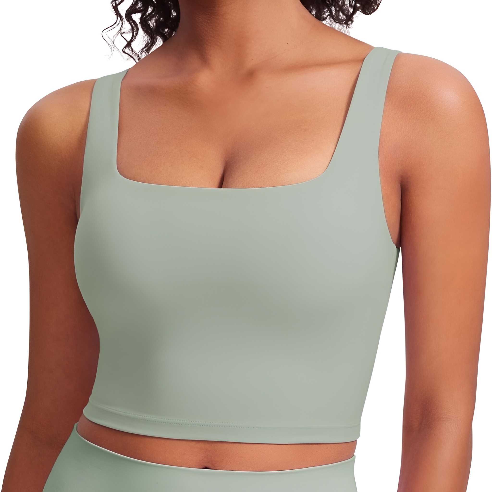 Comfortable Square Neck Sports Bra