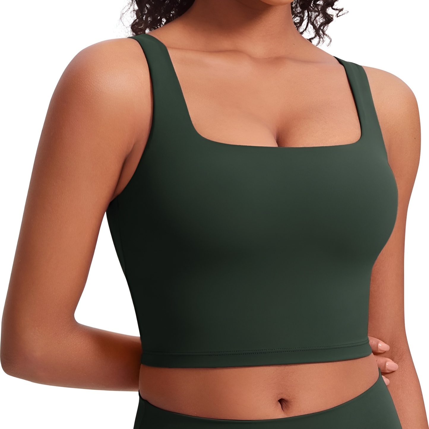 Comfortable Square Neck Sports Bra