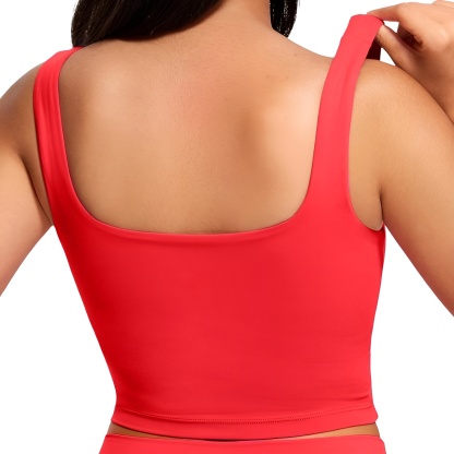 Comfortable Square Neck Sports Bra