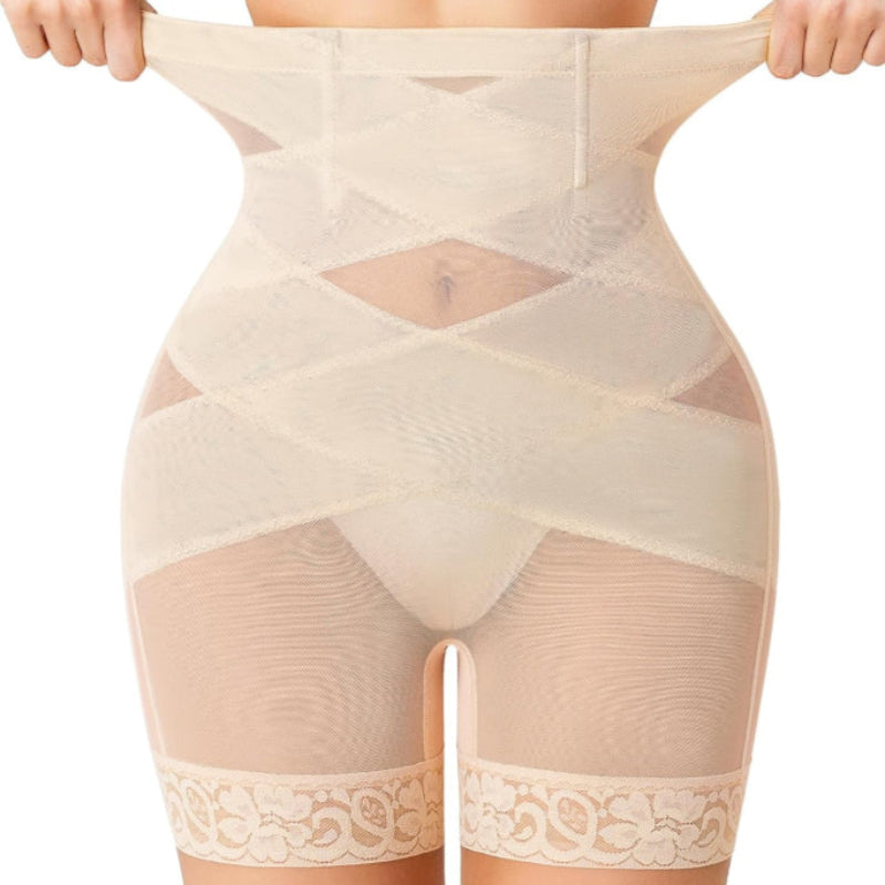 Comfortable Smoothing Shorts With Adjustable Fit-Secret Slim Wear