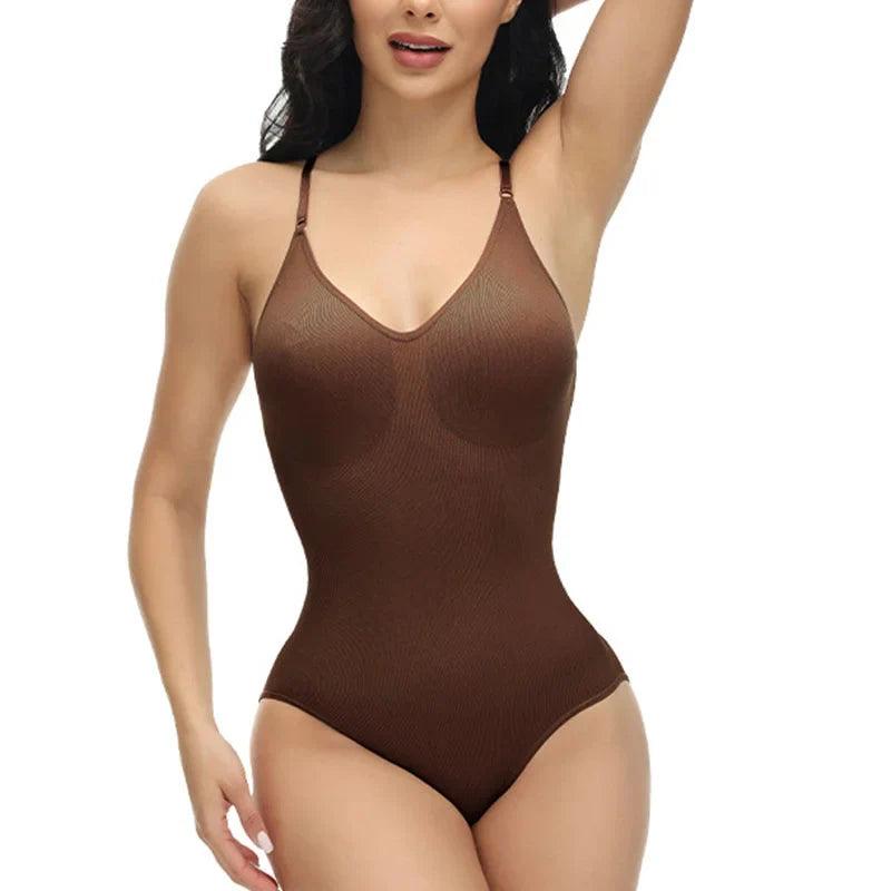 Comfy Adjustable Strap Bodysuit – Perfect Fit and Support-Secret Slim Wear