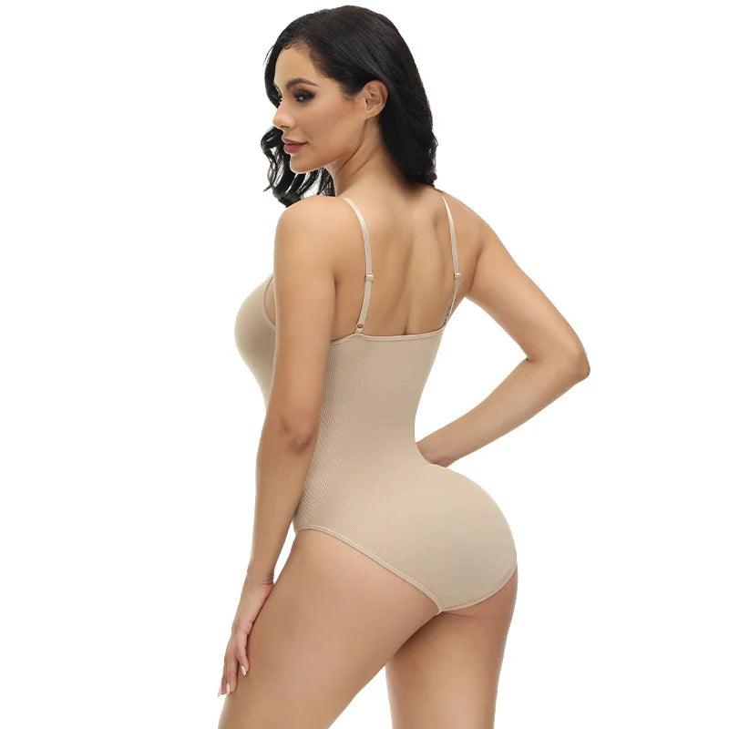 Comfy Adjustable Strap Bodysuit – Perfect Fit and Support-Secret Slim Wear