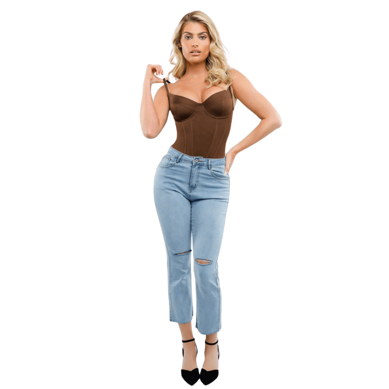 Fitted Maxi Dress – Elegant Fit with Structured Support-Secret Slim Wear