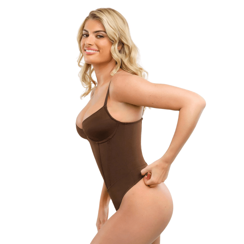 Fitted Maxi Dress – Elegant Fit with Structured Support-Secret Slim Wear