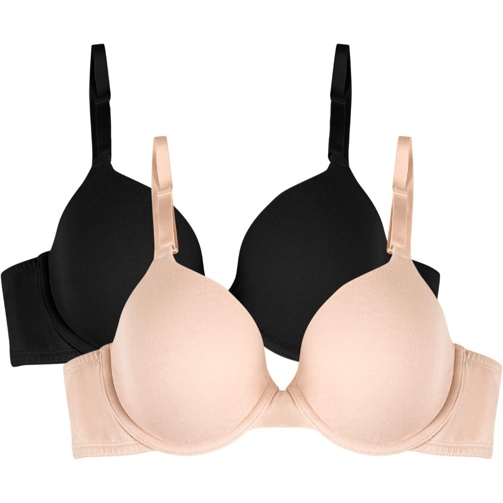 Cotton T Shirt Bra for Women With Smooth and Flexible Fit