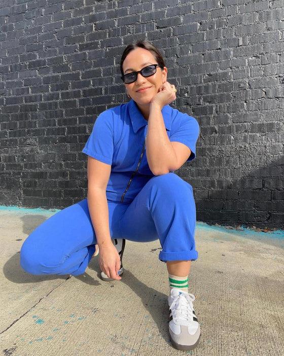 Comfy Cropped Utility Jumpsuit – Stylish, Practical, and Comfortable-Secret Slim Wear