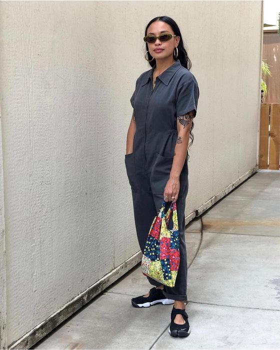 Comfy Cropped Utility Jumpsuit – Stylish, Practical, and Comfortable-Secret Slim Wear