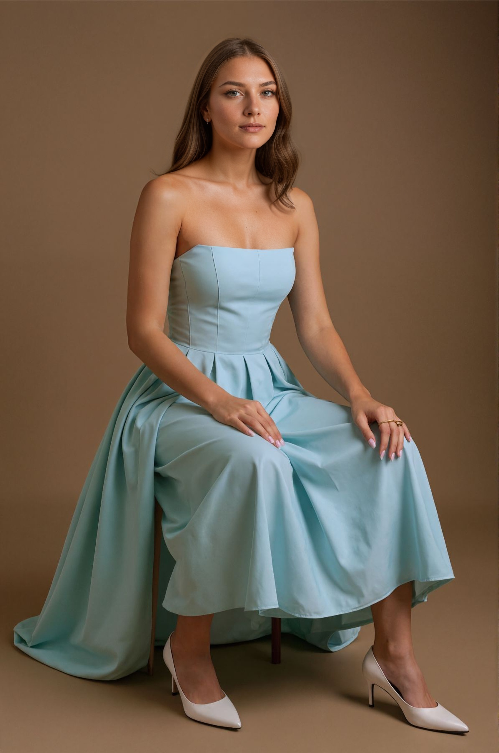 Elegant Midi Sleeveless Day Dress