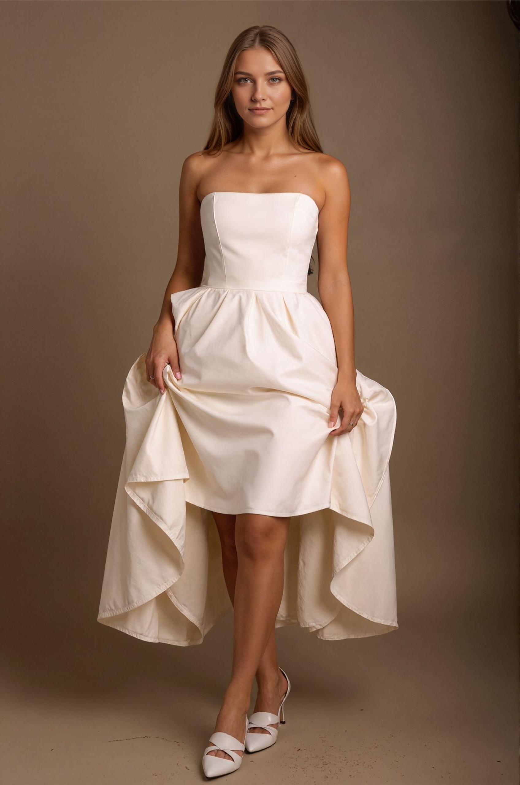 Elegant Midi Sleeveless Day Dress