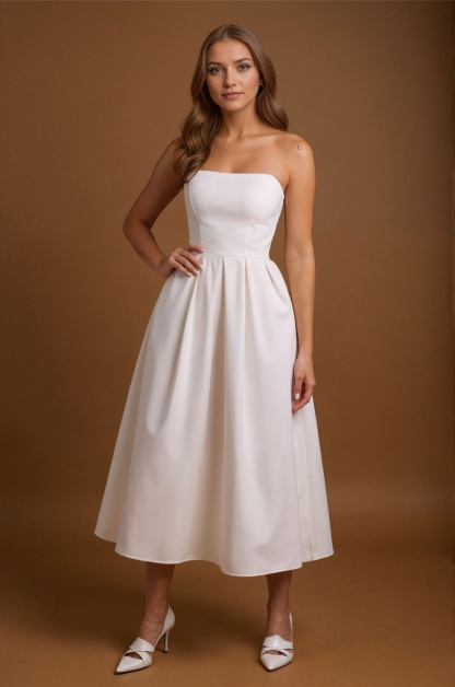 Elegant Midi Sleeveless Day Dress