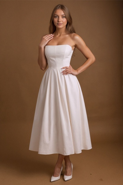 Elegant Midi Sleeveless Day Dress