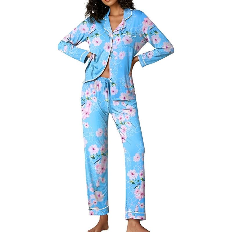 Flower Printed Lounge Set – Comfort and Style for Every Occasion-Secret Slim Wear