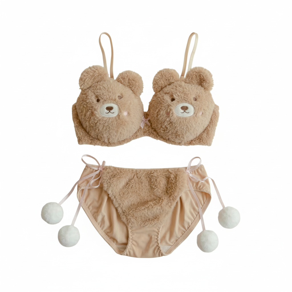 3D Plushie Lingerie Set