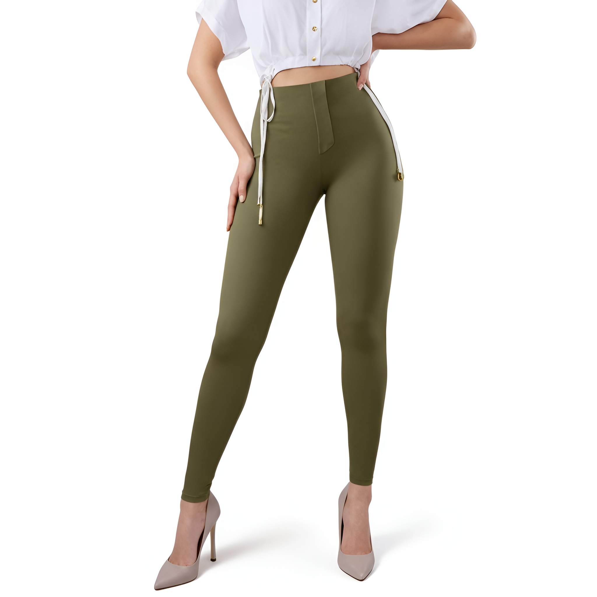 High Rise Seamless Slimming Yoga Pants