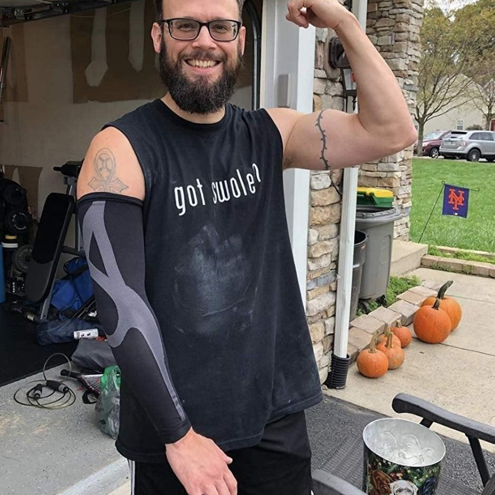 Compression Performance Arm Sleeves for Optimal Support-Secret Slim Wear