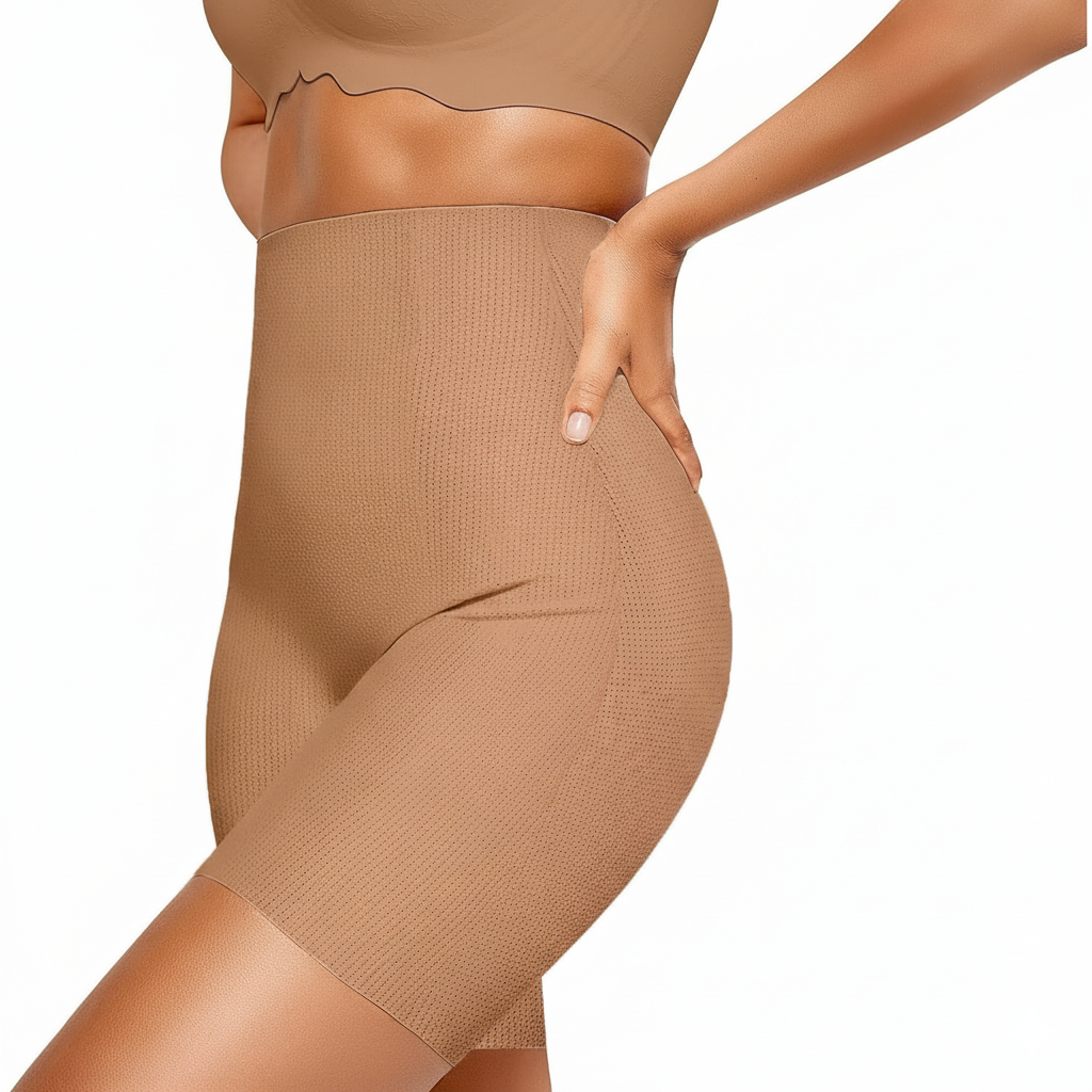 High Rise Shaping Shorts For Women With Invisible Under Dress Fit