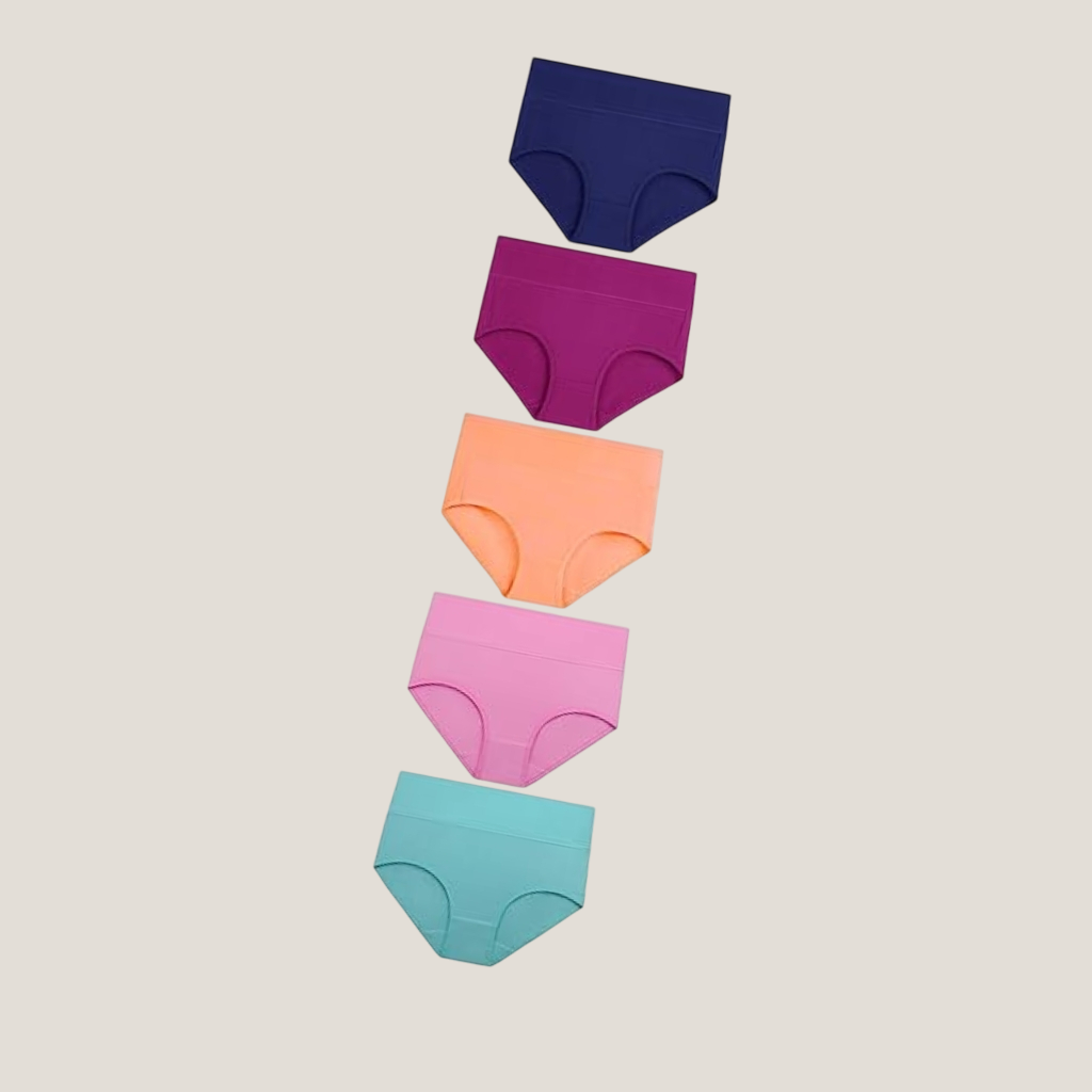 High Waisted Cotton Ladies Briefs