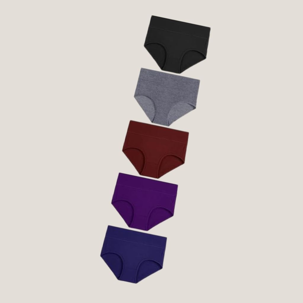 High Waisted Cotton Ladies Briefs