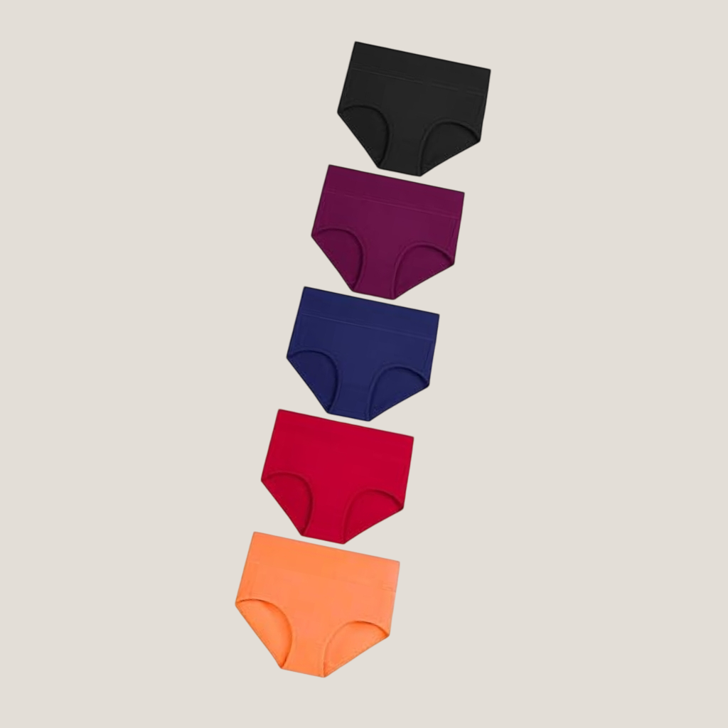 High Waisted Cotton Ladies Briefs