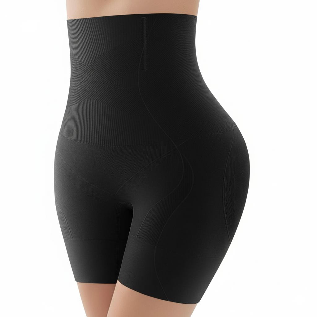 High Waisted Shapewear Shorts Under Dress