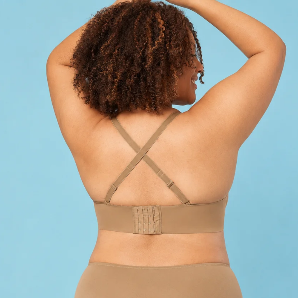 Curve Support Strapless Push Up Bra For Women