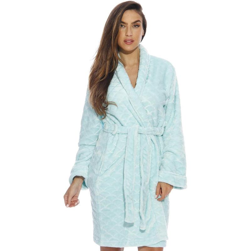 Plain Patterned Kimono Robes – Cozy and Stylish Lounge Wear-Secret Slim Wear