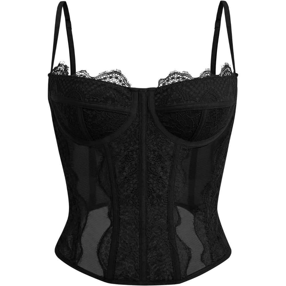 Lace Corset Tank Top