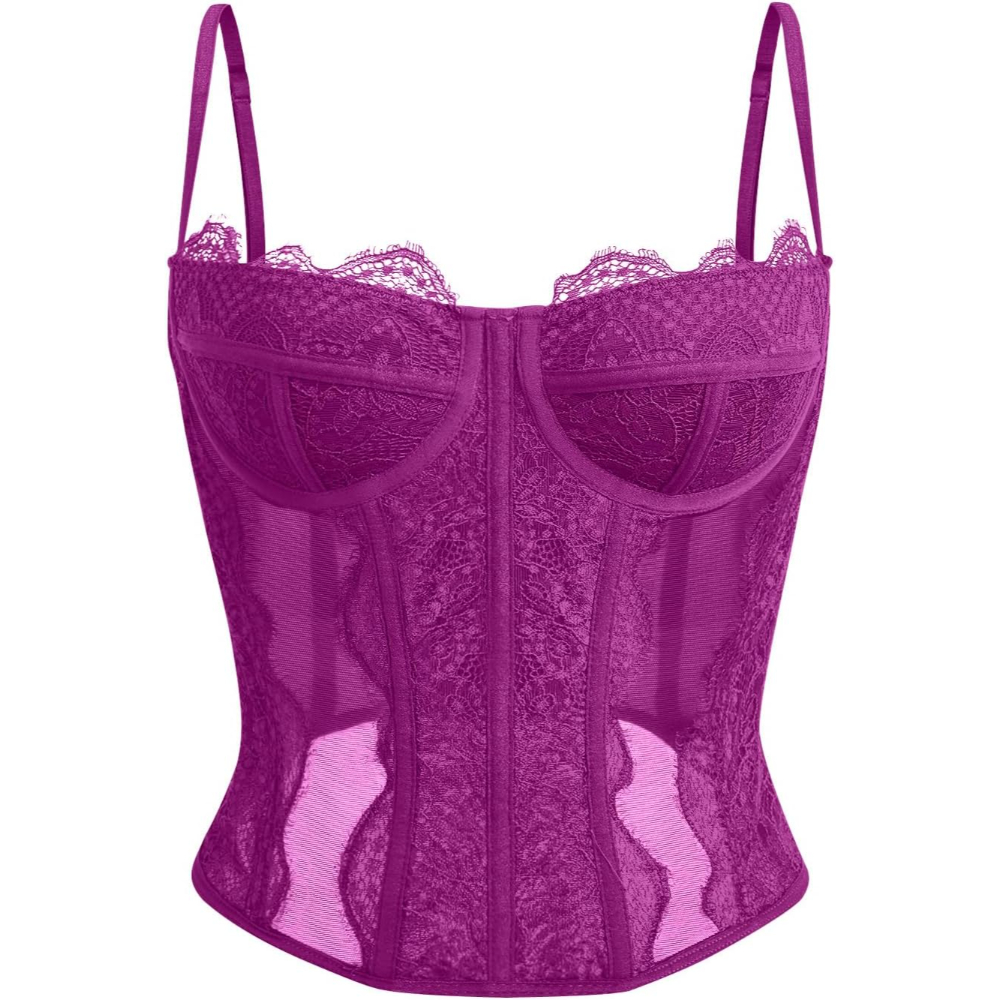 Lace Corset Tank Top