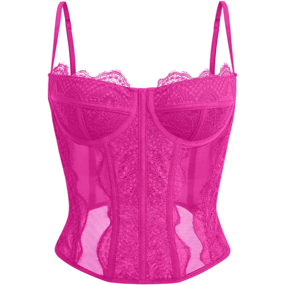 Lace Corset Tank Top