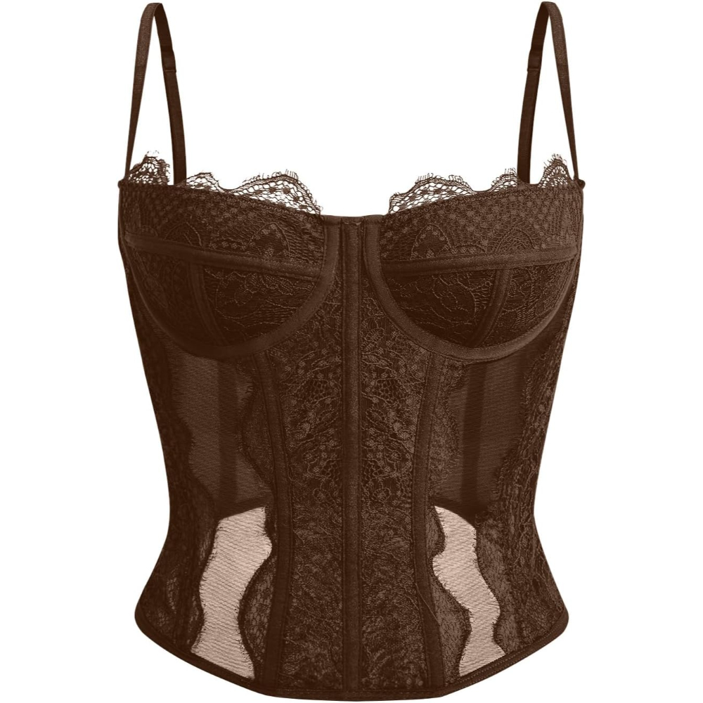 Lace Corset Tank Top