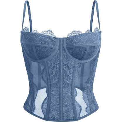 Lace Corset Tank Top