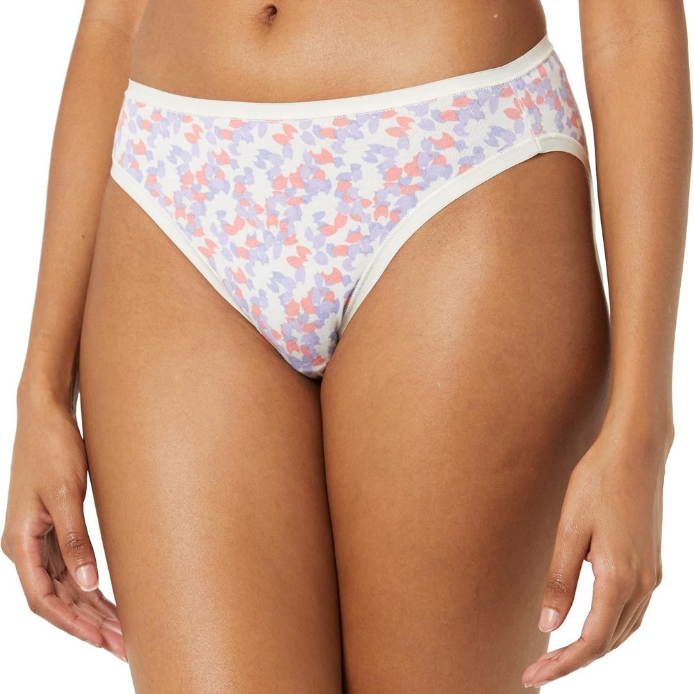 Pack Of 10 Cotton Briefs For Women With Soft Elastic And Classic Design