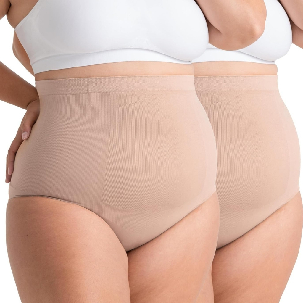Pack Of 2 High Waisted Shapewear Control Panty