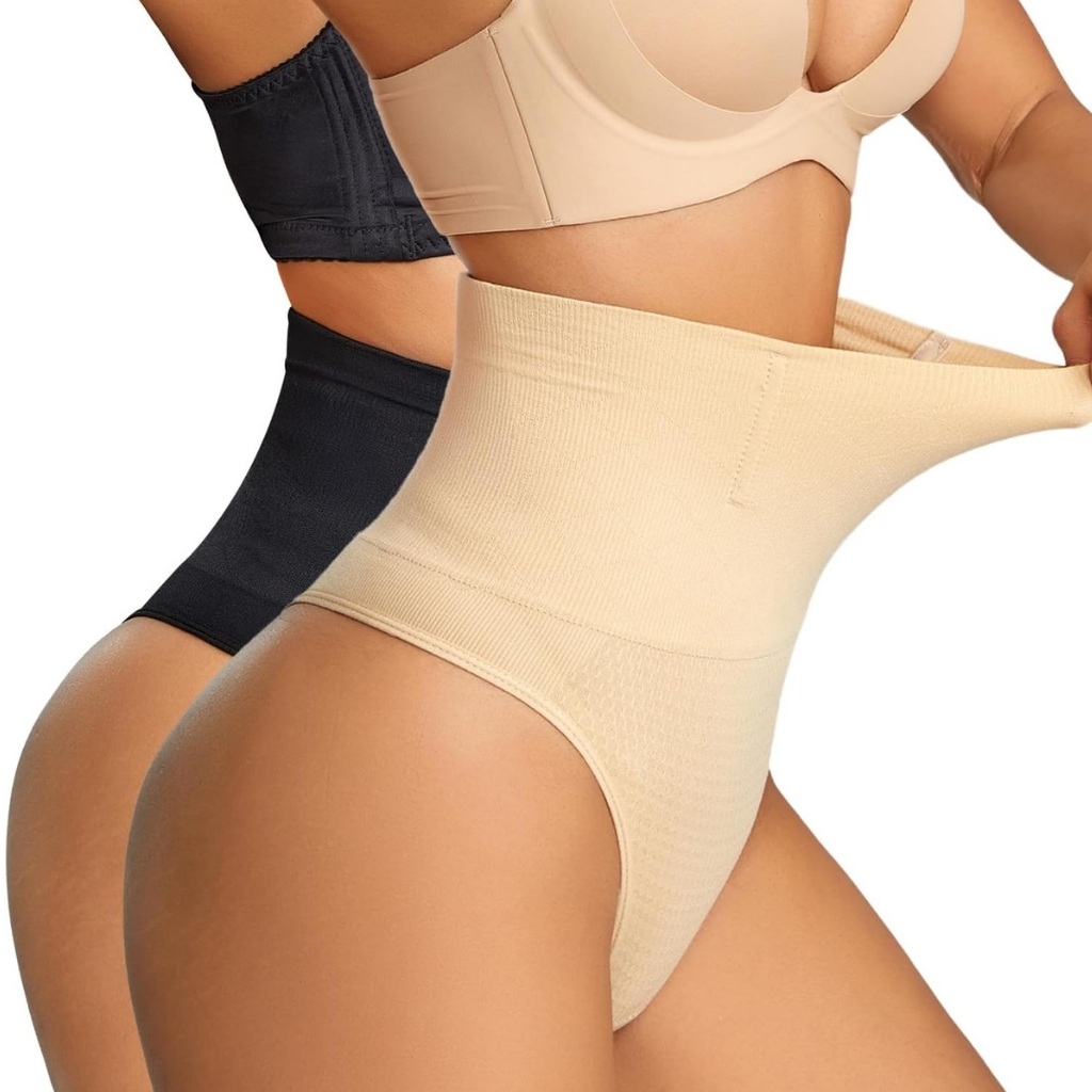 Pack Of 2 Tummy Control Shapewear Thong