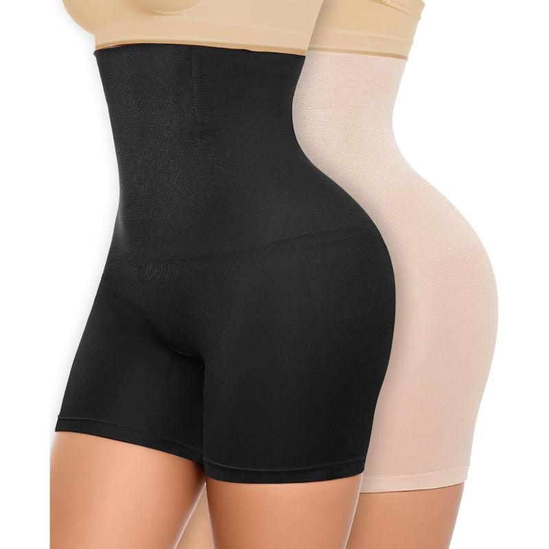 2 Pack Seamless Compression Shorts for Smooth Fit and All-Day Comfort-Secret Slim Wear