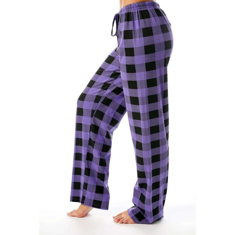 Buffalo Plaid Pajama Pants – Cozy and Stylish Cotton Pajama Pants-Secret Slim Wear