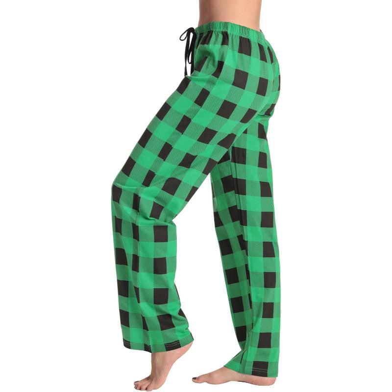 Buffalo Plaid Pajama Pants – Cozy and Stylish Cotton Pajama Pants-Secret Slim Wear
