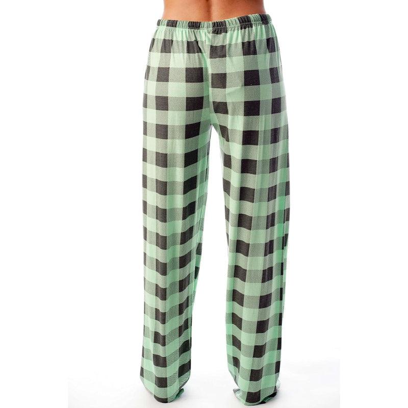 Buffalo Plaid Pajama Pants – Cozy and Stylish Cotton Pajama Pants-Secret Slim Wear