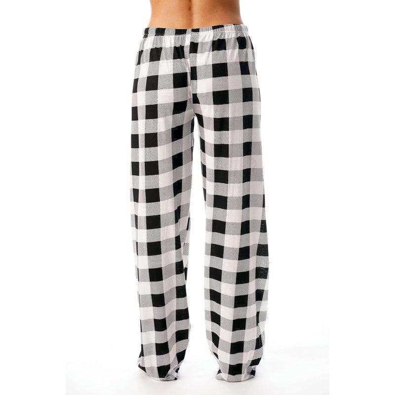 Buffalo Plaid Pajama Pants – Cozy and Stylish Cotton Pajama Pants-Secret Slim Wear