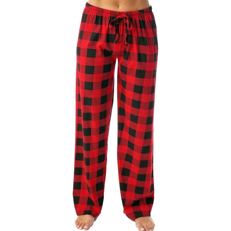 Buffalo Plaid Pajama Pants – Cozy and Stylish Cotton Pajama Pants-Secret Slim Wear
