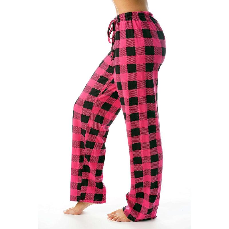 Buffalo Plaid Pajama Pants – Cozy and Stylish Cotton Pajama Pants-Secret Slim Wear