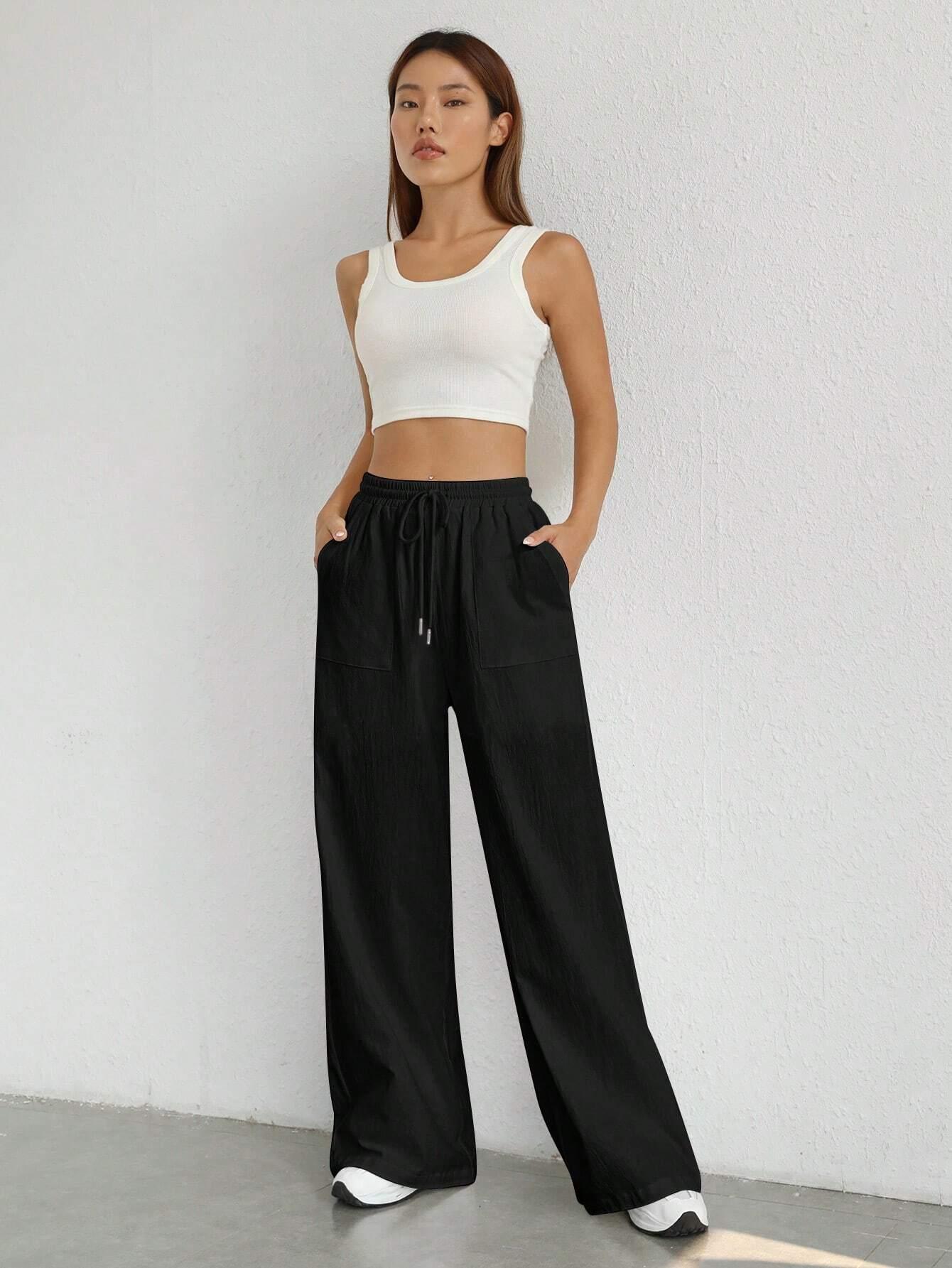 Loose Drawstring Cotton Pants - Comfort With Effortless Style-Secret Slim Wear