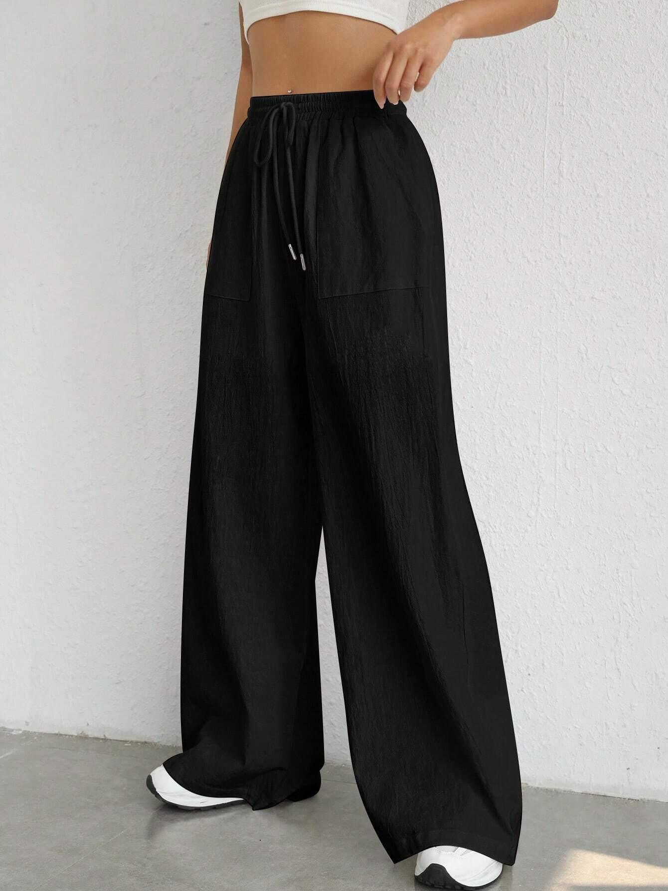Loose Drawstring Cotton Pants - Comfort With Effortless Style-Secret Slim Wear