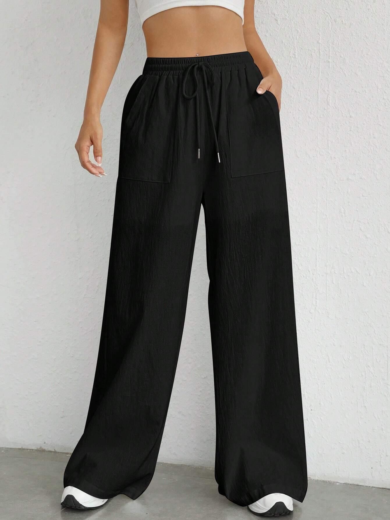 Loose Drawstring Cotton Pants - Comfort With Effortless Style-Secret Slim Wear