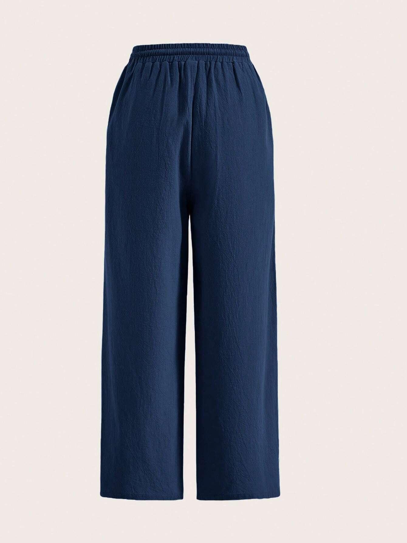 Loose Drawstring Cotton Pants - Comfort With Effortless Style-Secret Slim Wear