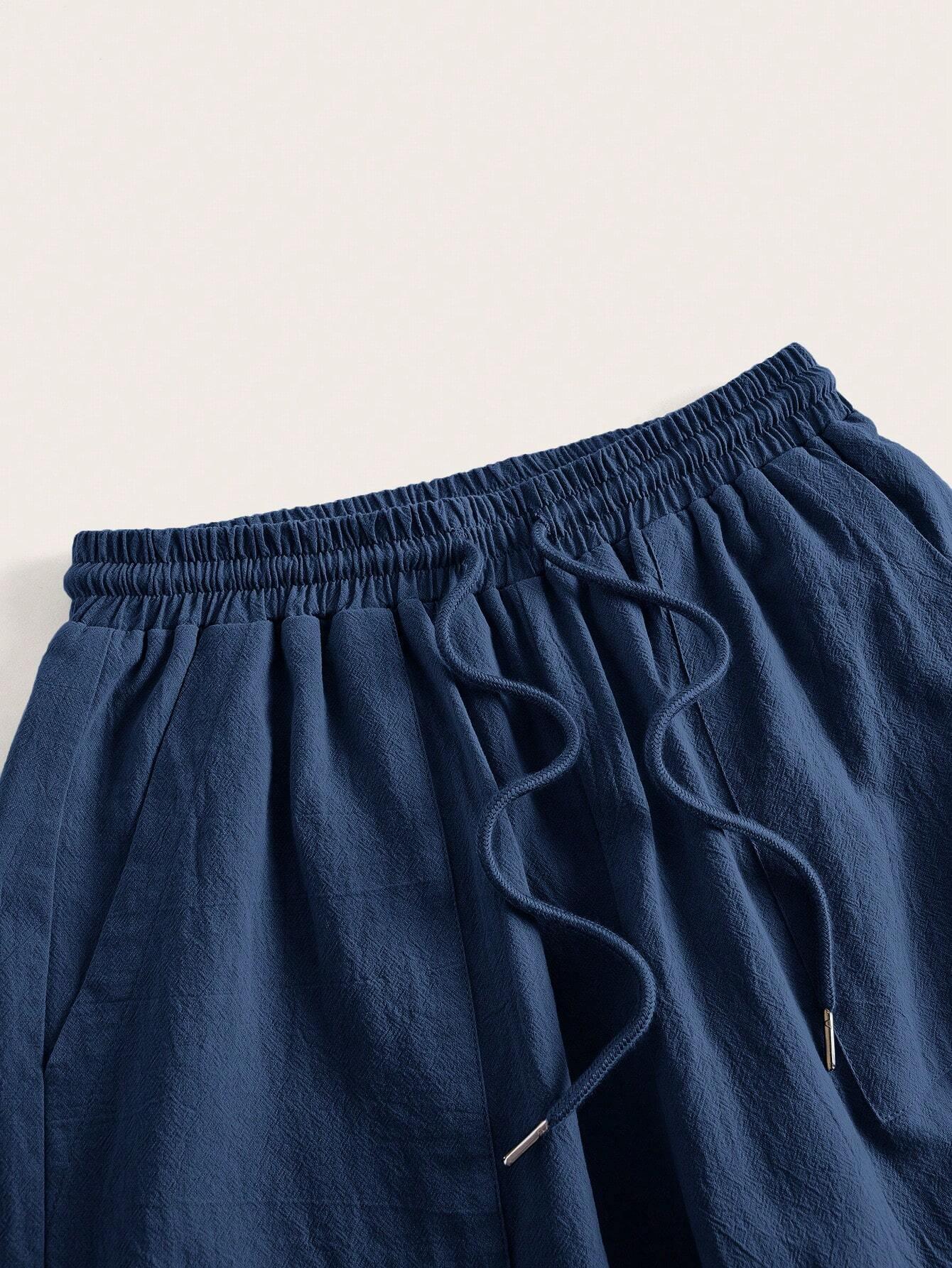 Loose Drawstring Cotton Pants - Comfort With Effortless Style-Secret Slim Wear