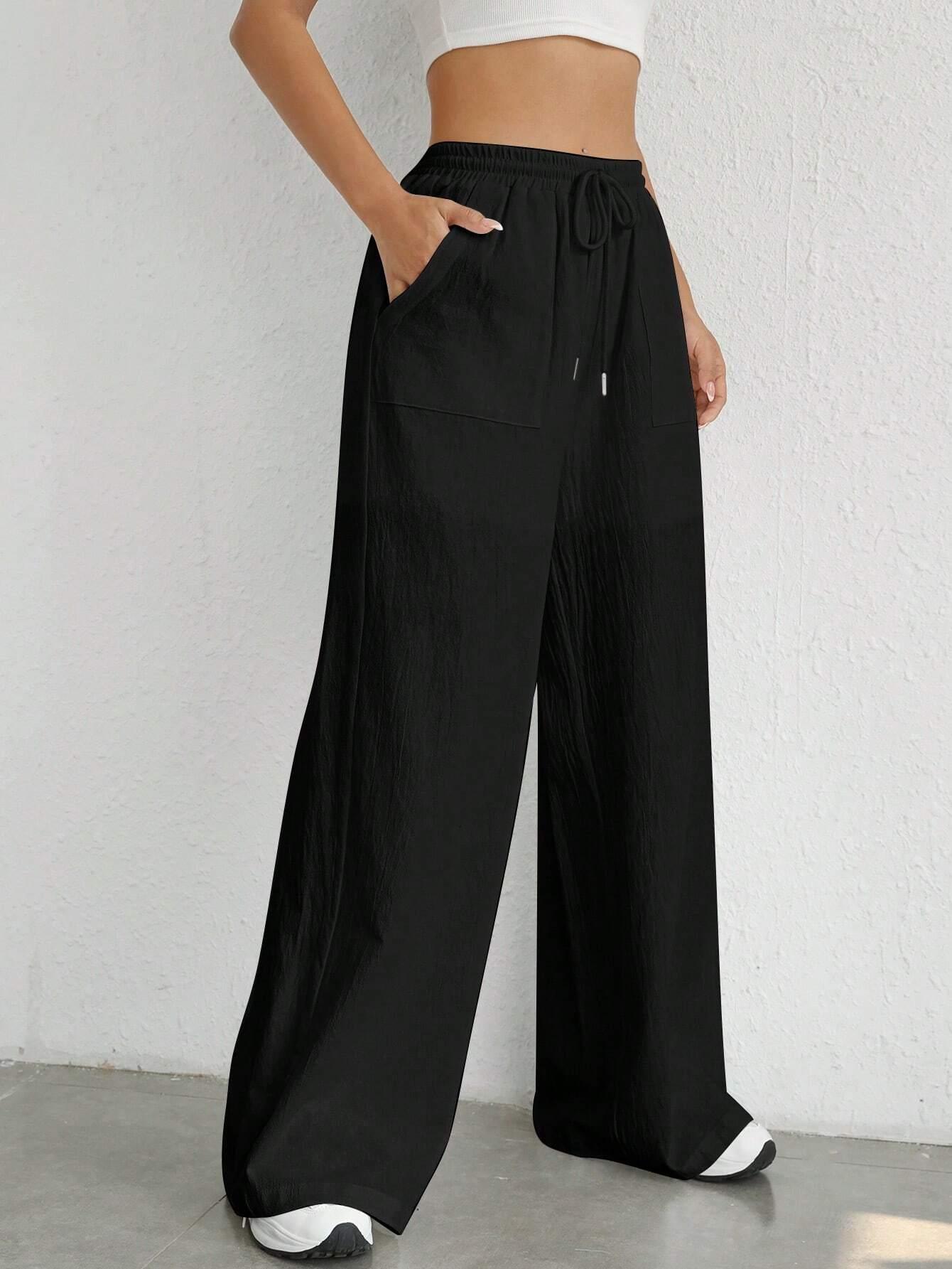 Loose Drawstring Cotton Pants - Comfort With Effortless Style-Secret Slim Wear